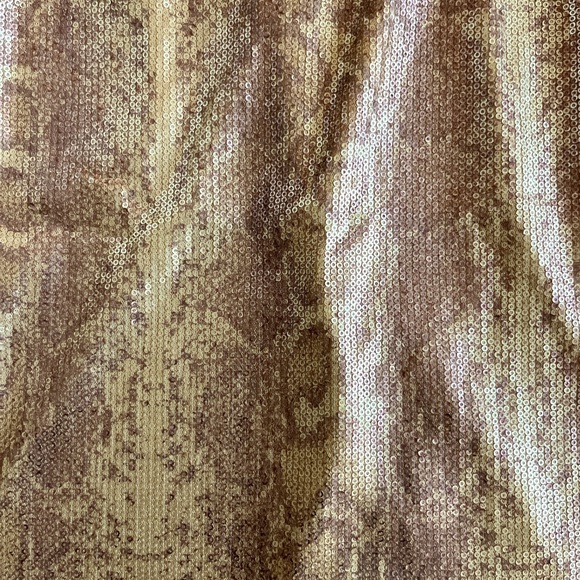 CLEARANCE Antonio Melani - Size 14 Gold/ Metallic Snake skin skirt NWT - Picture 3 of 8